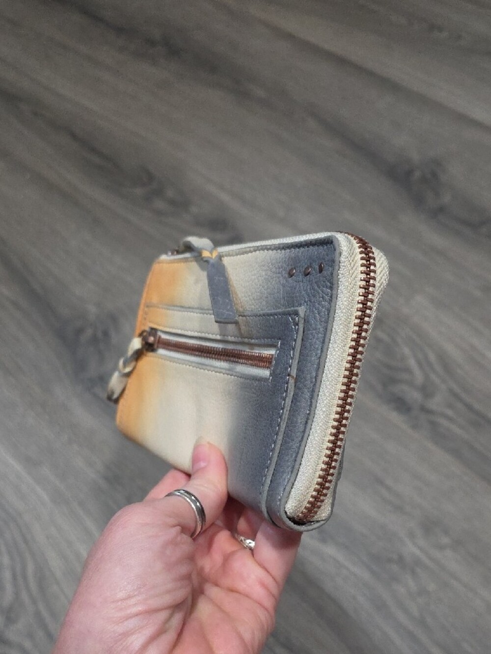 Free People OMBRE Emerson Leather Wallet - Picture 10 of 12
